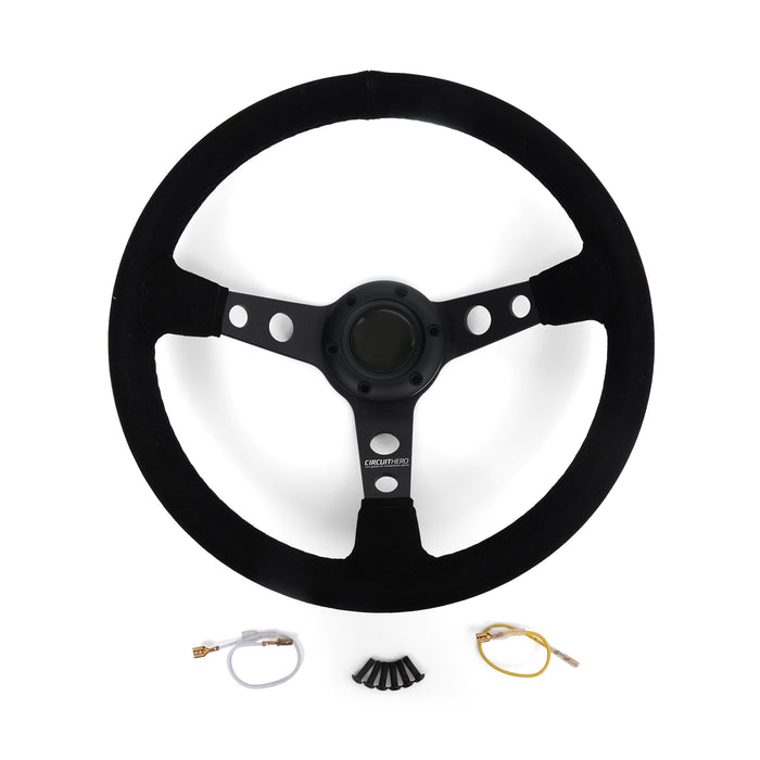 Circuit Hero 3 Spoke Steering Wheel with Holes