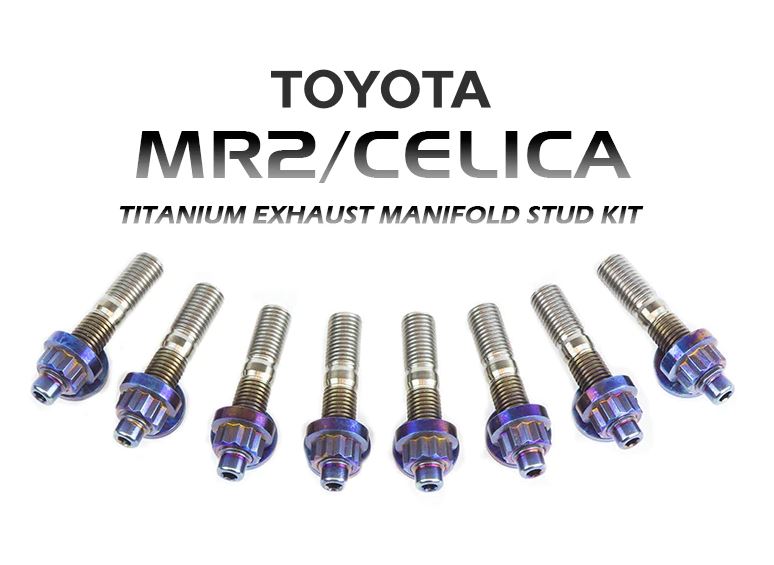 SpeedFactory Titanium Exhaust Manifold Stud Kit - Toyota MR2 / Celica