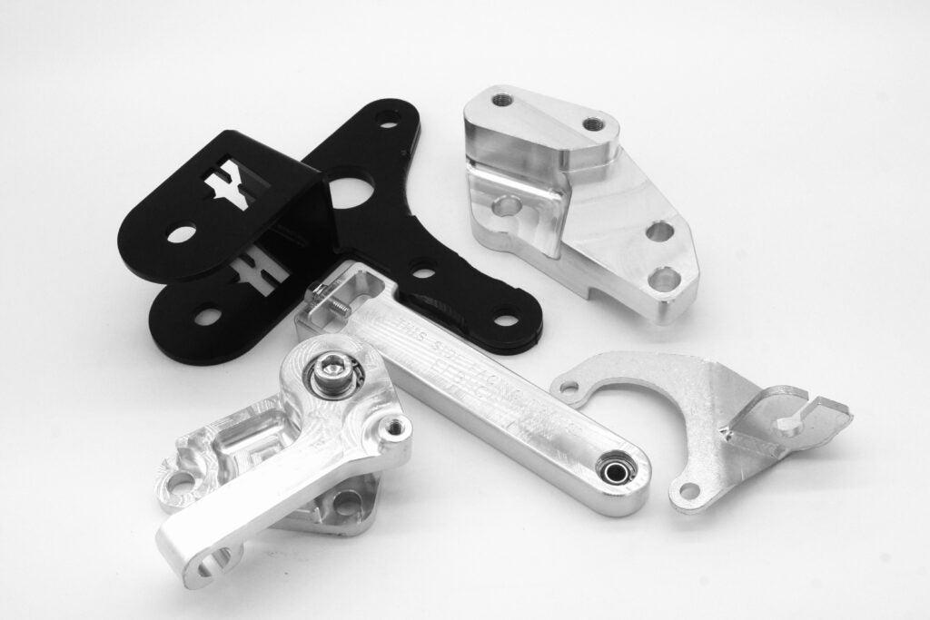 Hasport Performance Transmission Conversion Brackets and Lever Assembly for the 88-91 Civic/CRX