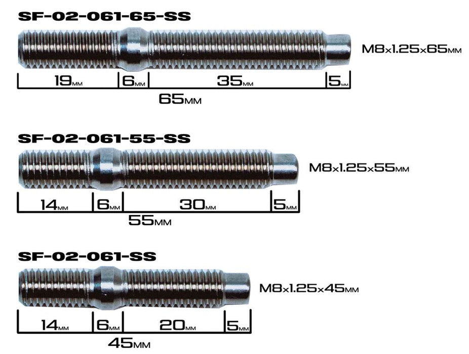 SpeedFactory Stainless Steel Intake / Exhaust Manifold Stud Kits