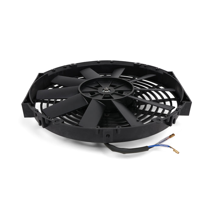 Ventilador delgado universal Hybrid Racing de 12"