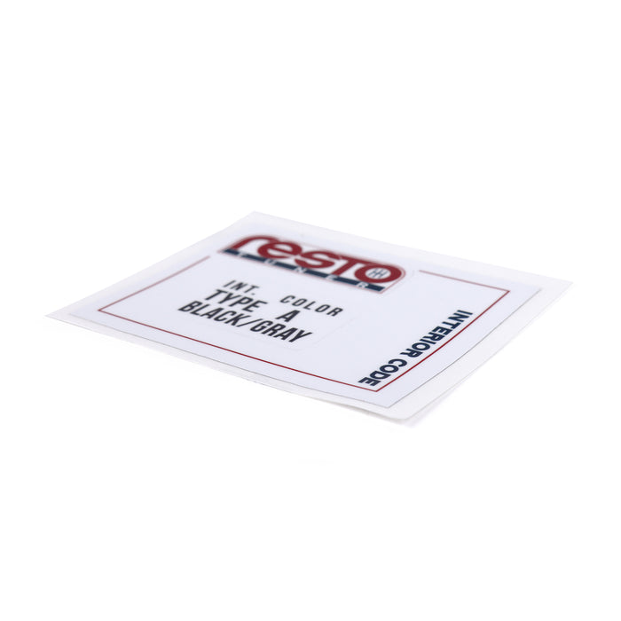 RestoTuner Honda Interior Paint Code Decals