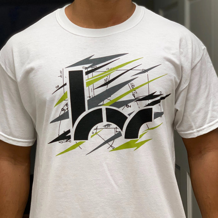 Camiseta con diseño de carreras híbridas