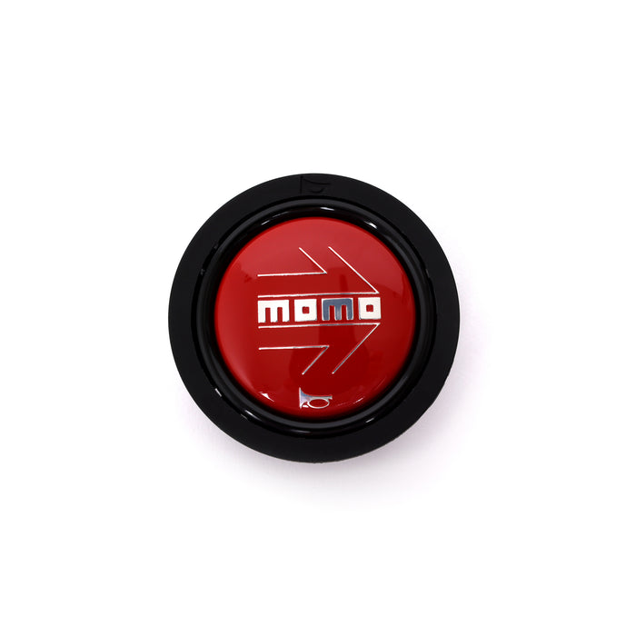 Momo Montecarlo Alcantara Steering Wheel 320 mm - Black/Red Stitch/Black Spokes