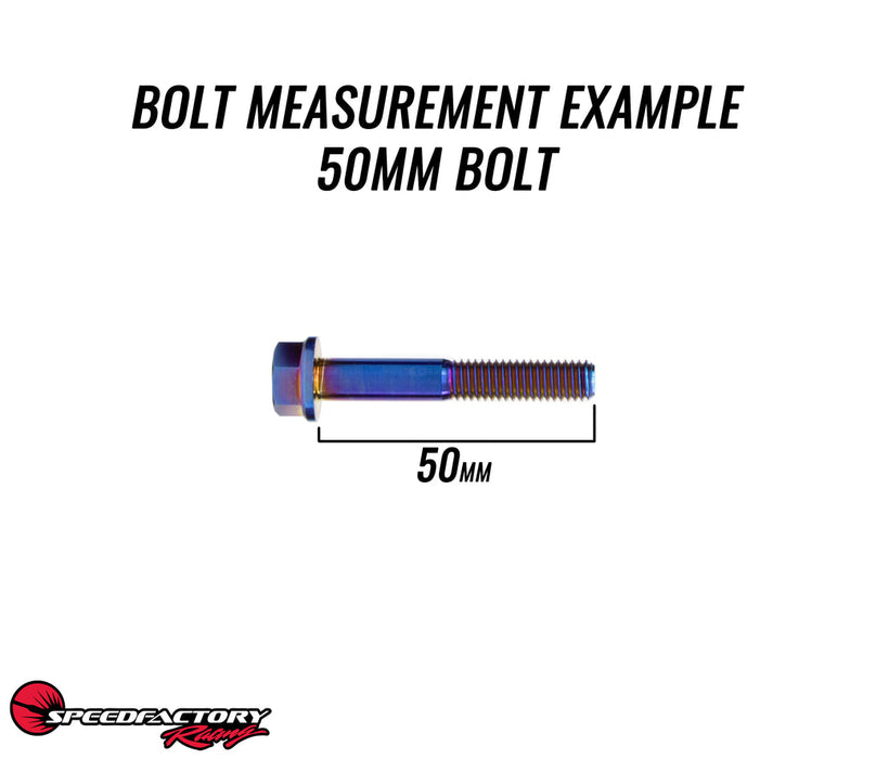 SpeedFactory Racing Titanium Transmission Case Bolt – M8x1.25 (single)