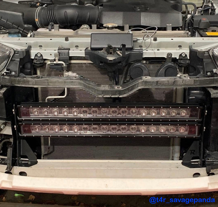 Rago Fabrication Soporte de parachoques oculto LED universal Toyota 4Runner de quinta generación
