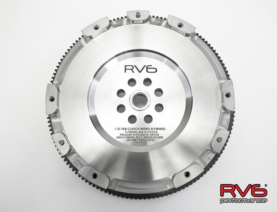 RV6 Performance 16-21 Civic 1.5T Retro Flywheel for FK8 Clutch