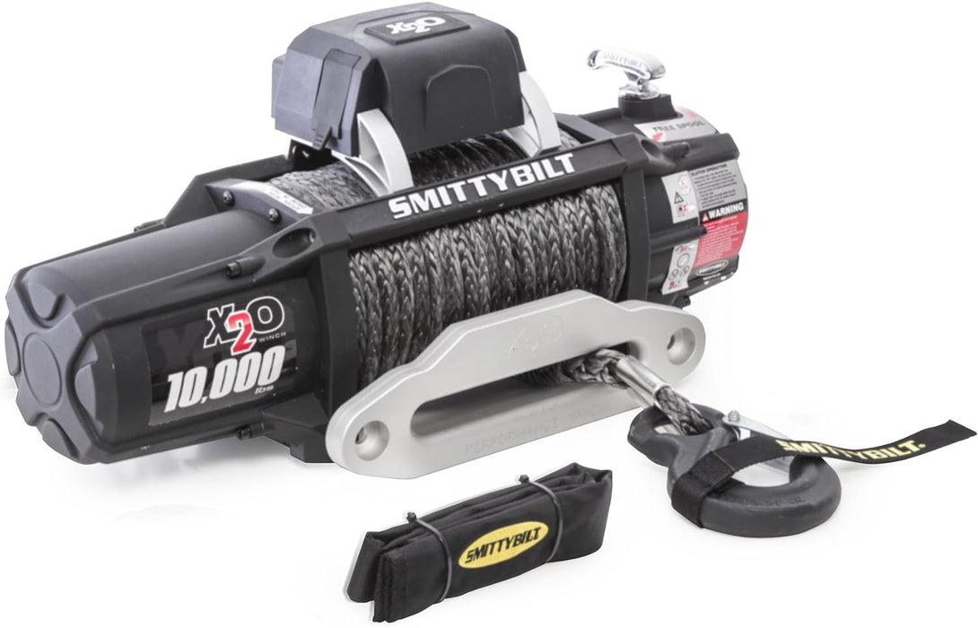 Smittybilt Logo SmittyBilt X2O Gen2 10K Waterproof Wireless Winch (Synthetic Rope ...