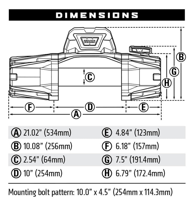 Warn VR EVO 10-s Winch