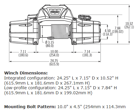 Warn ZEON 10-s Winch