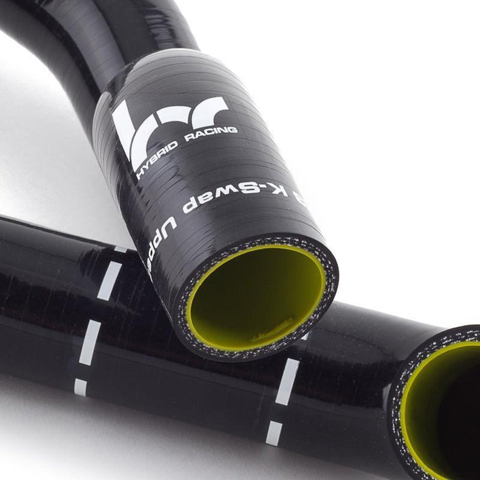Mangueras De Radiador De Carreras Hybrid Racing Para Honda/Acura K20 - Intercambiables, Negras, Serie K