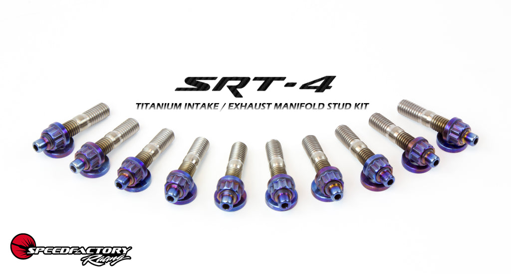 SpeedFactory Titanium Exhaust Manifold Stud Kit – Dodge SRT-4